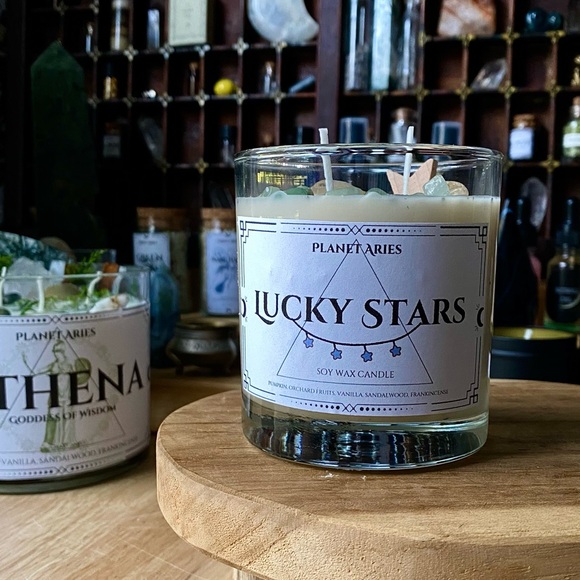 Lucky Stars Crystal Candle - Picture 2 of 4